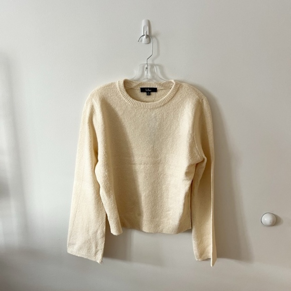 Lulus cream pullover sweater